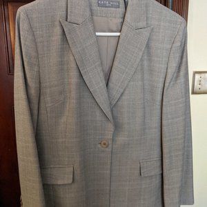 Glen Plaid Pant Suit-Petite 12